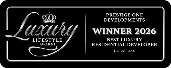 Luxury Lifestyle Awards 2026 winner — Prestige One Developments, Best Luxury Residential Developer in Dubai, UAE