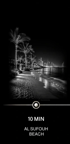 Driving distance from Barsha Heights to Al Sufouh Beach